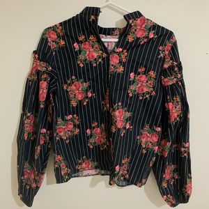 Unique floral top